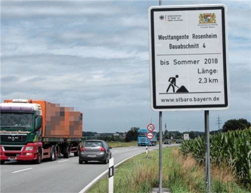 Bereits im Bau: Die Umfahrung von Pfaffenhofen, der Bauabschnitt 4, soll 2018 eröffnet werden.Foto Reisner