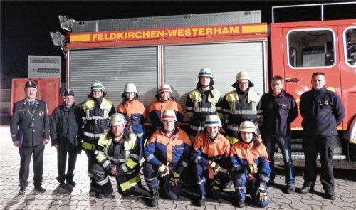 Bronze-Abzeichen für die neue Löschgruppe