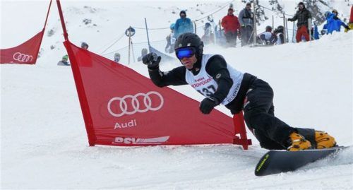 Christian Hupfauer vom Skiclub Aising-Pang in Aktion. Fotos  SCHMID