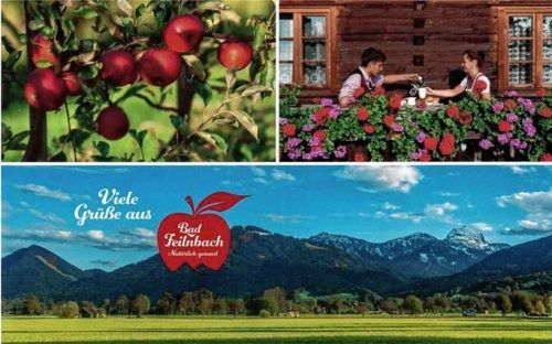 Dafür steht Bad Feilnbach: Natur, Bergblick, unbehandeltes Obst und Geselligkeit.