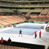 Sportboden für Davis Cup