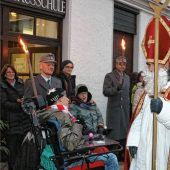 Gebirgsjäger begleiten Nikolaus nach Aschau