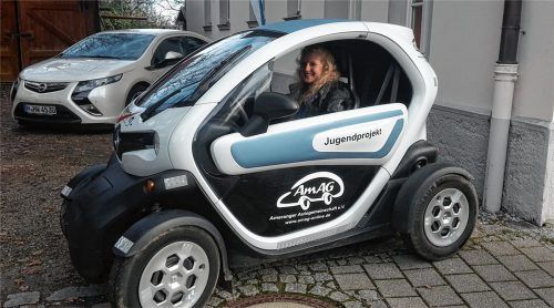 Der Twizy aus dem Jugendprojekt der Ameranger Autogemeinschaft ermöglicht es Jugendlichen bereits ab 16 Jahren ohne Begleitung zu fahren – wenn auch mit eingeschränkter Geschwindigkeit.Foto graichen