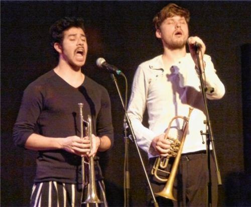 Die Bläser von Federspiel singen auch.Foto Friedrich