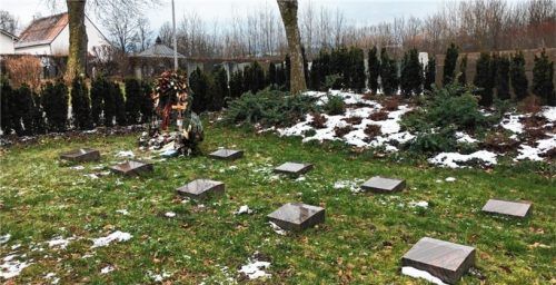 Die erste Beisetzung auf der Urnenwiese in Thansau hat schon stattgefunden. Foto Pilger