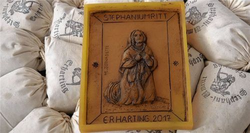 Die heilige Bernadette von Lourdes auf dem Umritt-Mod‘l