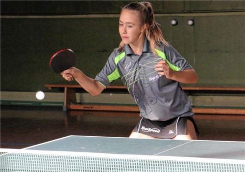 Die Kolbermoorerin Naomi Pranjkovic wurde in der A-Klasse der Schülerinnen zweifache bayerische Meisterin. Foto  Erlich