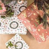 Papier zum  Verpacken der Geschenke