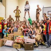 Stadtgarde hilft Not leidenden Menschen