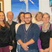 Edelweiß-Abzeichen in drei Farben für DAV-Treue