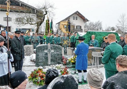 Eine große Trauergemeinde nahm Abschied von Christian Kaufmann. Foto  Hötzelsperger