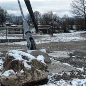 Weg versperrt: Steine versetzt