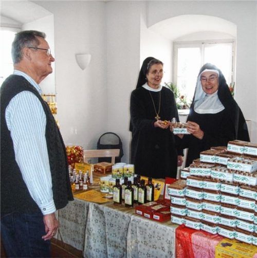 Freundeskreis des Klosters auf Markt dabei