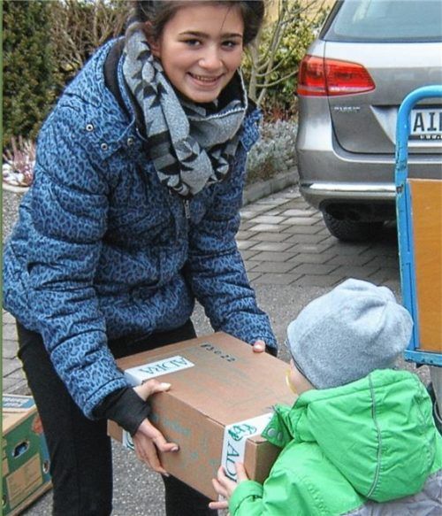 Geschenkpakete für bosnische Kinder