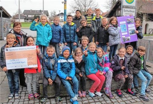 Häkelprojekt der Grundschule Ramsau