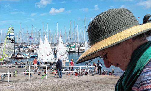 Hospizhelferin Gerda (Name geändert): Die Aufnahme entstand in ihrem letzten Urlaub. Ein stationäres Hospiz wäre für die schwer kranke Frau im Herbst 2016 eine große Erleichterung gewesen. Foto  privat