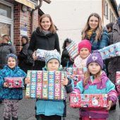 Kindergartenkinder spenden für Rosenheimer Tafel