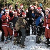 Krampus auf wilder Verfolgungsjagd