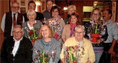 Lange Jahre dem Verein treu: die Geehrten.