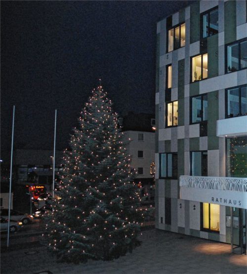 Lichterglanz auf dem Rathausplatz