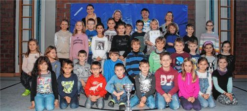 Mit etwa einem Viertel der 129 Teilnehmer, war die fünfte Jahrgangsstufe des Ruperti Gymnasiums maßgeblich am Erfolg beteiligt. Foto  wag