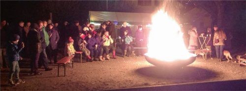 Mößlinger Schützen feiern Wintersonnwend