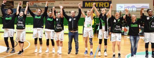 Nach dem Spiel gegen Wasserburg wollen die Bad Aiblinger Basketball-Damen heute erstmals einen Derbysieg bejubeln. Foto Fehrmann,
