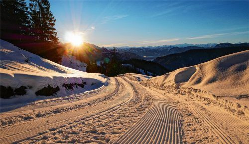 Natur-Rodelbahn am Brünnstein ab sofort befahrbar