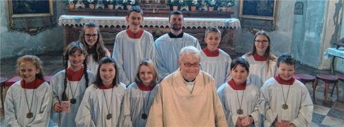Neue Ministranten in St. Nikolaus