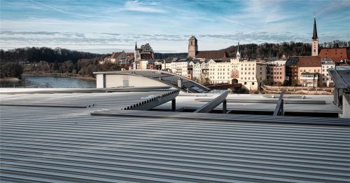 Parkhaus Kellerstraße: Die erste Schale ist schon drauf