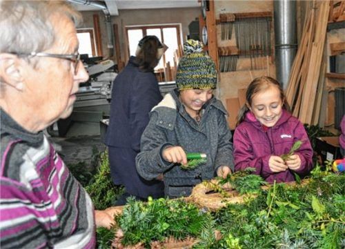 Schlechinger sind mit Kränzen gut gerüstet