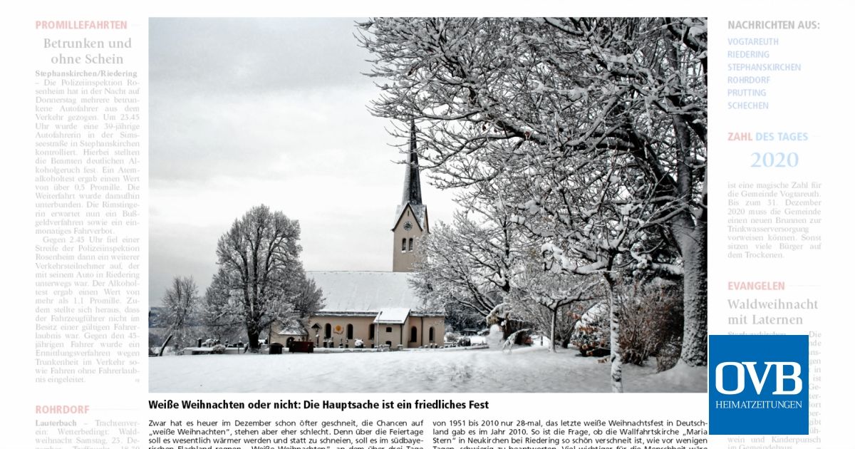 Weiße Weihnachten 2022 Ja Oder Nein Weiße Weihnachten oder nicht Die Hauptsache ist ein friedliches Fest
