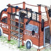 „Feuerwehrwagen“ für Kindergarten