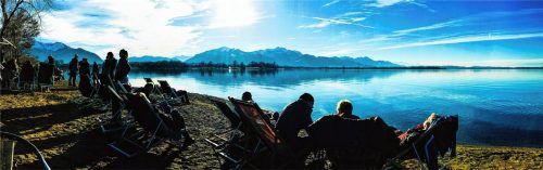Sonnige Weihnachten am Chiemsee