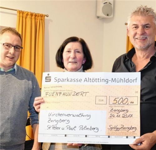 Spende kommt der Renovierung zugute