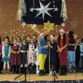 Der Stern von Bethlehem in der Graslitzer-Grundschule