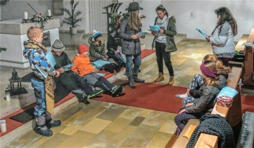 Unterwössener Kinder proben fleißig für Heiligabend