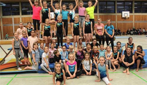 Viel Freude hatten die Kinder bei den Vereinsmeisterschaften des MTV Rosenheim, wo sie ihre Leistungen präsentierten. Foto Goike