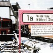 Als der Schienenbus noch nach Wasserburg fuhr