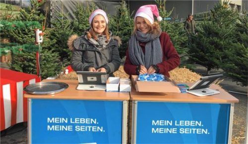 Zwei Tage lang erstrahlt das Druckzentrum im Weihnachtsglanz. Der Weihnachtsmarkt hat für alle etwas zu bieten.