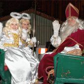 Zweites Adventswochenende mit Besuch vom Nikolaus und seinen beiden Engeln