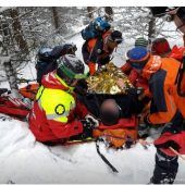 Gerettet nach 24 Stunden im Schnee