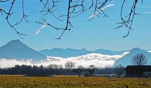Die Bergwelt in Watte gepackt