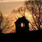Abendliches Lichterspiel