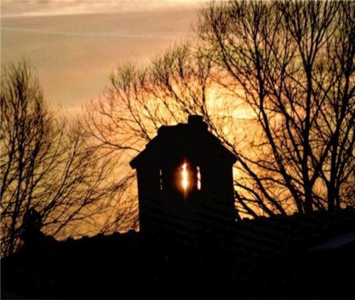 Abendliches Lichterspiel