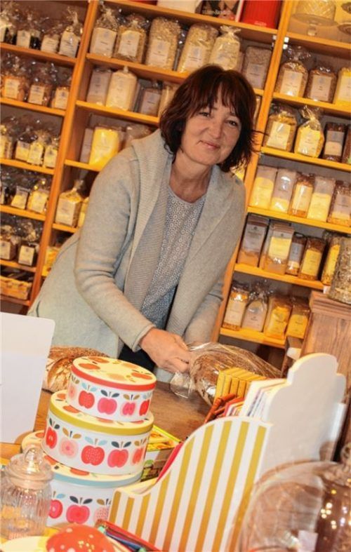Anneli Wagenstaller in ihrem Mühlen-Laden. Foto sen