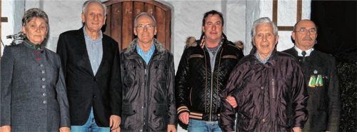 Arbeiterverein Niedermoosen ehrte treue Mitglieder