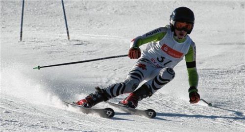 Benedikt Kagleder gewann im Riesenslalom der U14.