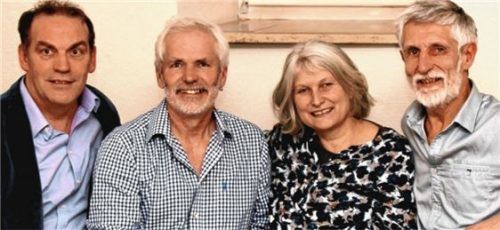 Die ÖDP-Kandidaten (von links): Josef Fortner, Ludwig Maier, Christine Mehlo-Plath, Sebastian Hamberger.Foto re