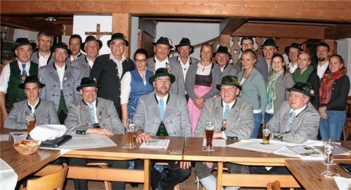 Die teilweise frisch gewählte Vorstandschaft.Foto re